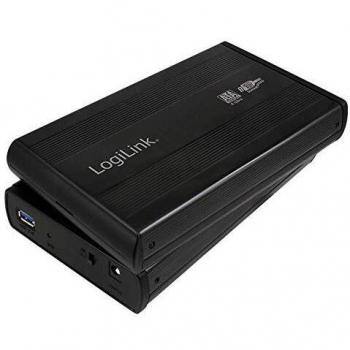 Boîtier pour disque dur externe LogiLink SATA 3,5, USB 3.0, noir