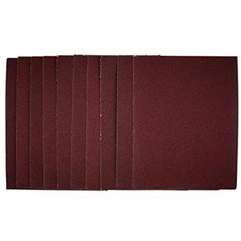 Draper 1/4 Sanding Sheets 80 Grit Unpunched Pack of 10