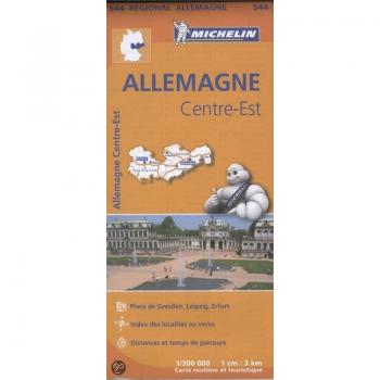 Carte Régionale Allemagne Centre-Est