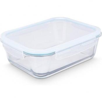 Vivalto Lunch Box Trasparente con Copertura Silicone