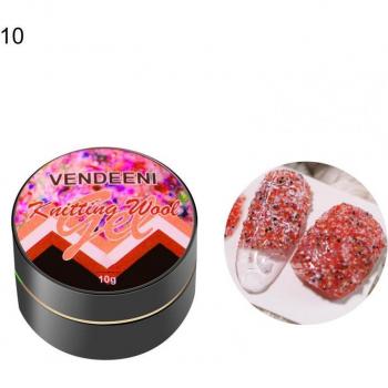 Gestrickte Woll-Nagellack 10g – Hohe Sättigung und solide Gel-Formel für DIY-Maniküre