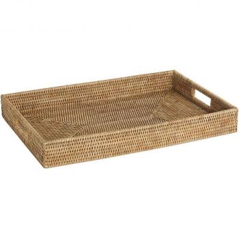 Arte Tropical: Bandeja Decorativa Rattan 56x36x7 – Andrea House
