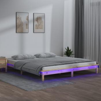 VidaXL LED Bed Frame 140x200 cm