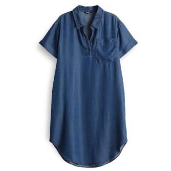 OPUS Jeanskleid „Wasya“ in Blau – Damen 36