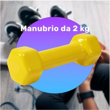 Mancuerna de Vinilo 2 kg Traesio Home Gym