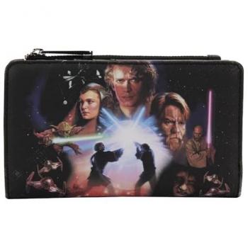 Prequel‑Trilogie Star‑Wars Geldbeutel – Loungefly Schwarz