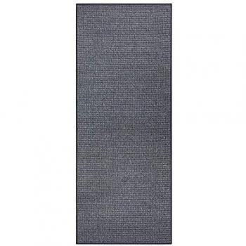 Low‑Pile Loop Runner – Dark Grey, 67 × 400 cm, Non‑Slip, Easy Care