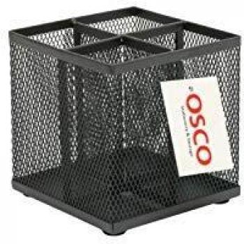 OSCO Steel Wire Square Pen Pot