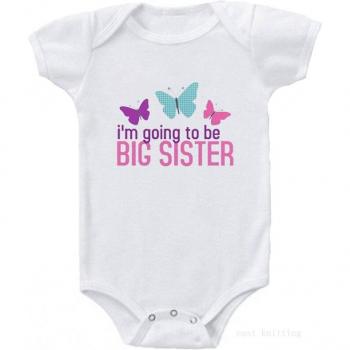 Newborn Baby Girl Boy Romper I'm Going To Be A Big Sister