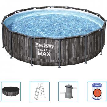 Kit Piscine Rond Steel Pro Max 427x107 cm