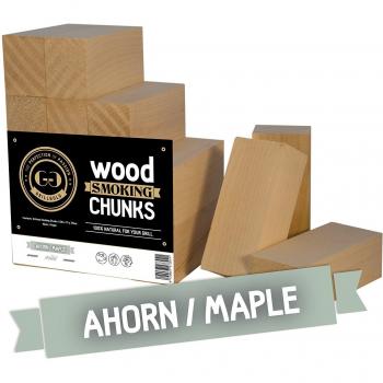 Wood Smoking Ahornchunks 34x44mm