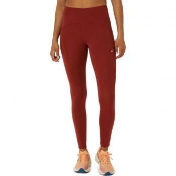 ASICS Damen Lauftights Hochbund dunkelrot XL