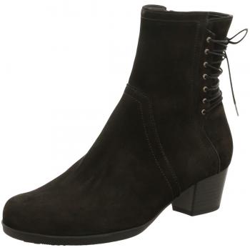 Gabor Comfort Damen Stiefeletten 76633-47, Schwarz, Leder