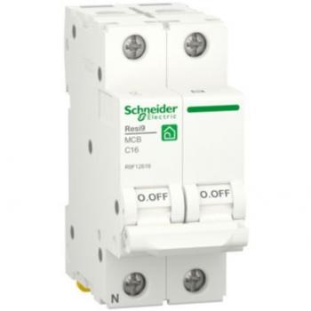 Interruptor Automático Schneider Electric RESI9 1P+N 16A Curva C 230V 6000 A