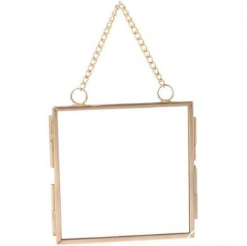 Retro Metal Photo Frame with Glass