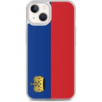 IPhone 13 Protective Case with Liechtenstein Flag Design