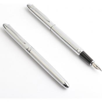 Metal Fountain Pen and Ballpoint Set