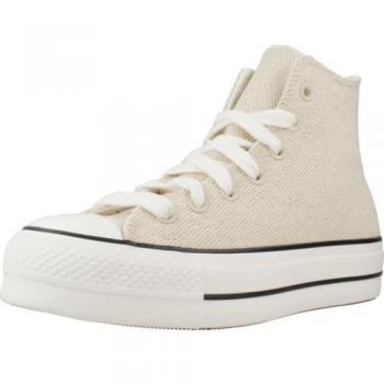 Zapatilhas de Lona e Couro Converse Chuck Taylor All Lift Brancas