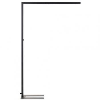 Beliani Stehlampe 194 cm LED Metall schwarz