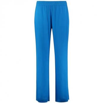 SAMOON Carlotta Fließende Hose Weites Bein 48/XL Blau