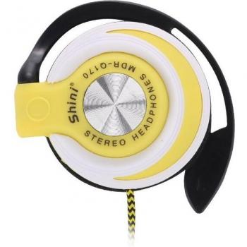 Over-ear hoofdtelefoon met verstelbare oorhaak en 3,5 mm jack