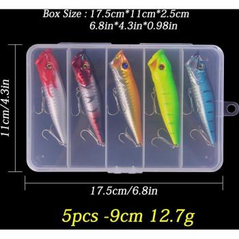 Señuelo Topwater Whopper Plopper 10cm 13g 5 Unidades