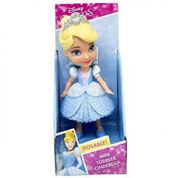 Muñeca de Cenicienta con Vestido Azul, 7,5 cm