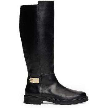 Tommy Hilfiger Business Lederstiefel mit Blockabsatz