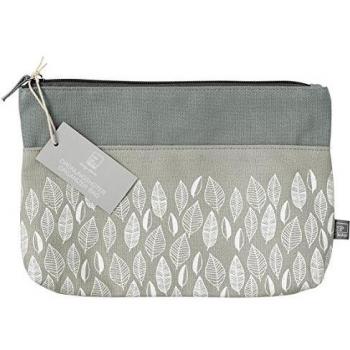 Trousse à maquillage grande taille feuilles