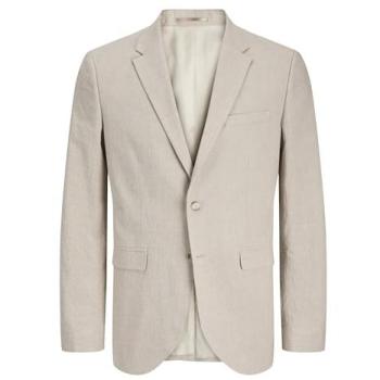 Blazer Stan Seersucker Slim Fit 54 con Liniera Argento Jack & Jones