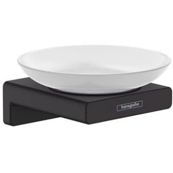 Porte-savon noir mat HANSGROHE