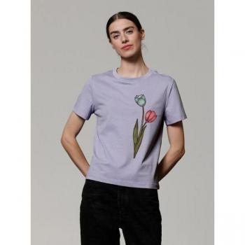 Damen‑Blume Aquarelle Shirt – 05