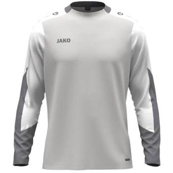 JAKO Sport Longsleeve Dynamic (Hellgrau/Weiß/Grau, 3XL)
