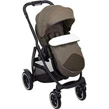Graco Evo XT Lightweight Pushchair with Luxury Footmuff and Raincover, Khaki