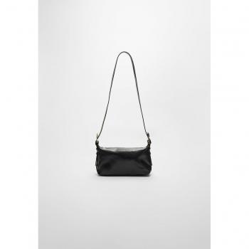 Buckle Up: Stradivarius Black Trendy Crossbody