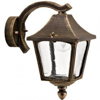 Wandleuchte A-252843, braun-messing, IP44, hängend