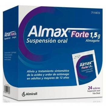 Almax Forte 1,5 g Suspensión oral 12 sobres