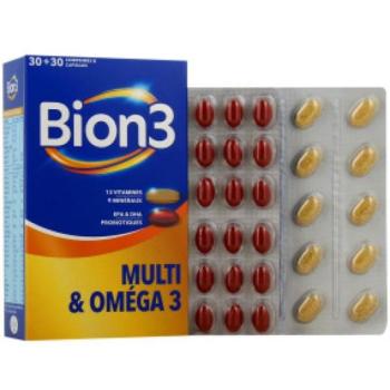 Bion 3 Forme & Oméga 3 30 Comprimés + 30 Capsules