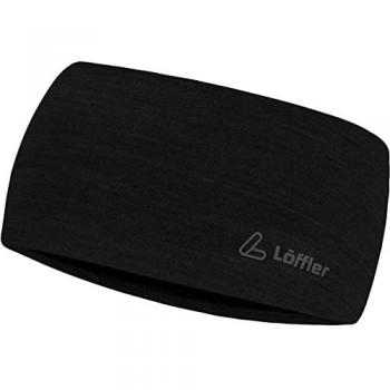 Cinta Loeffler de Merino Wool Ancha Negra
