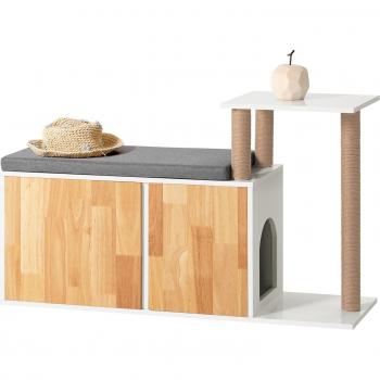 SoBuy Cat Shoe Organizer with Scratching Features