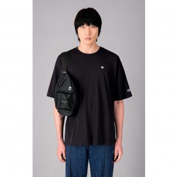 Champion T-Shirt Nera in Cotone