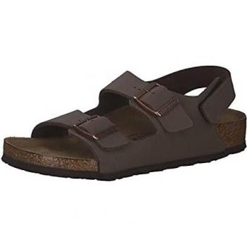 Kinder Birkenstock Milano Sandalen in Braun
