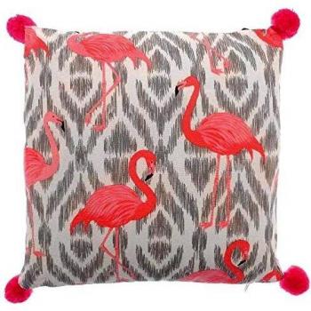 Chic Flamingo Filled Cushion