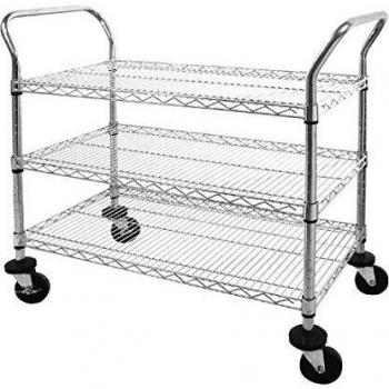 Vogue 3-Tier Wire Serving Trolley