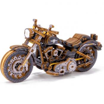 Premium 3D-Holzpuzzle Motorrad Cruiser V‑Twin für Erwachsene