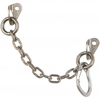 AustriAlpin Inox Kettenstand mit Karabiner und 2 Bohrhaken