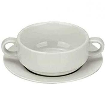 Premium 6-Piece White Soup Bowl Collection