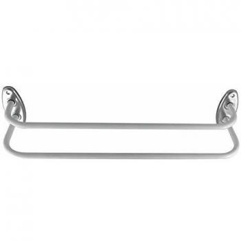 Godonnier porte-serviette époxy blanc 2 barres