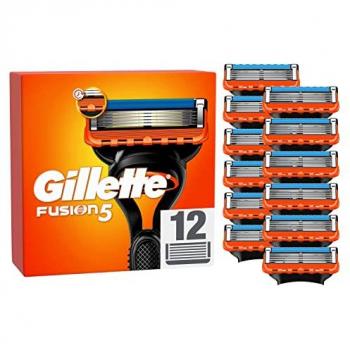 Gillette Fusion 5 Ersatzklingen, Packung mit 12 Klingen