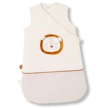 Veloudoux Babou 100 cm slaapzak, ecru/lichtgrijs
